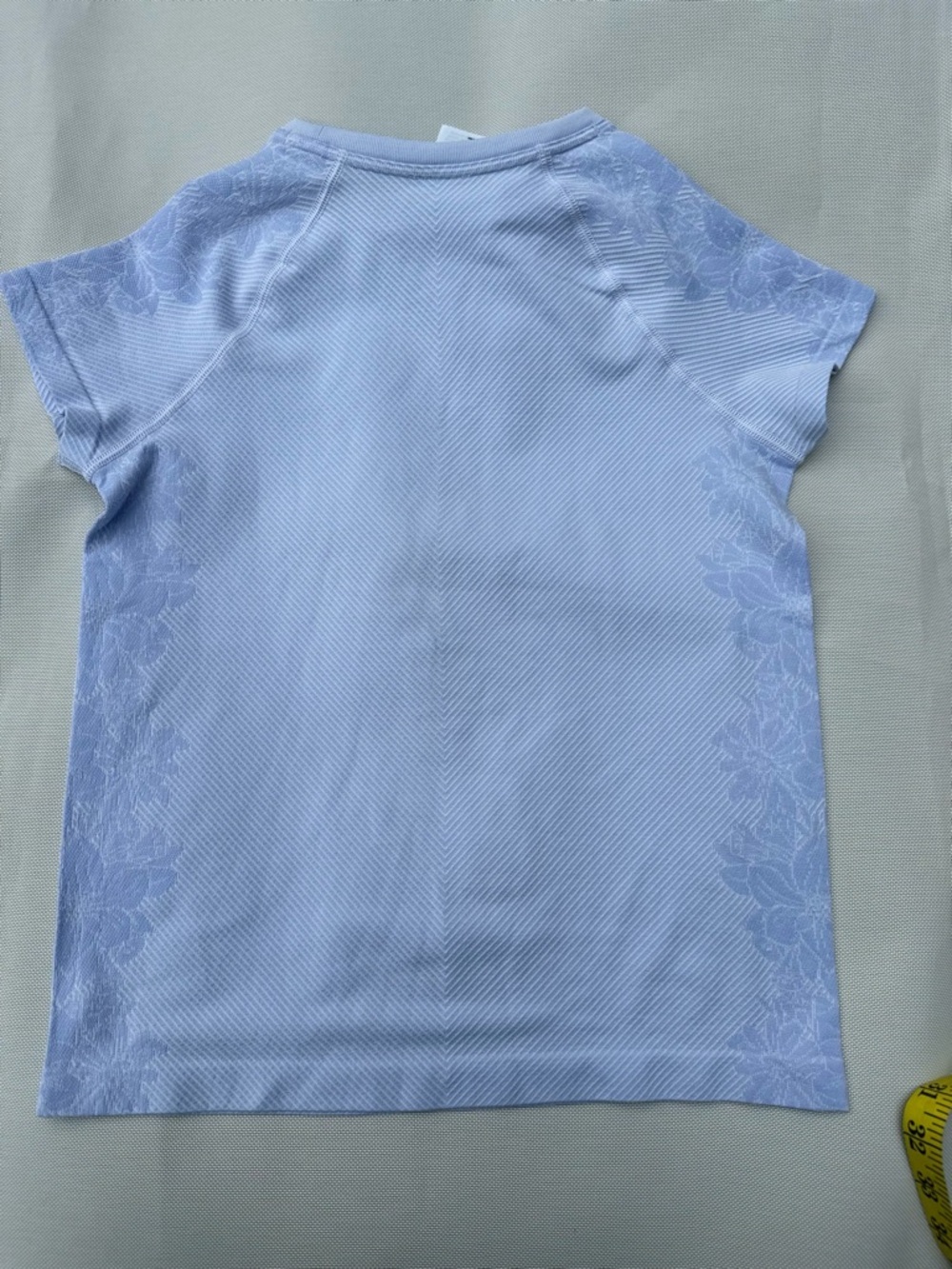 Light Blue  Girl or Women's Active Crop Top & Leggings Set size 10/12 oh small - Picture 4 of 12